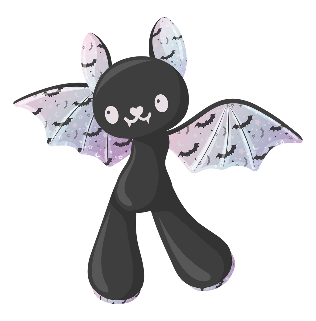 Bat Floppy Sticker