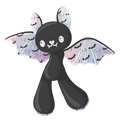 Bat Floppy Sticker