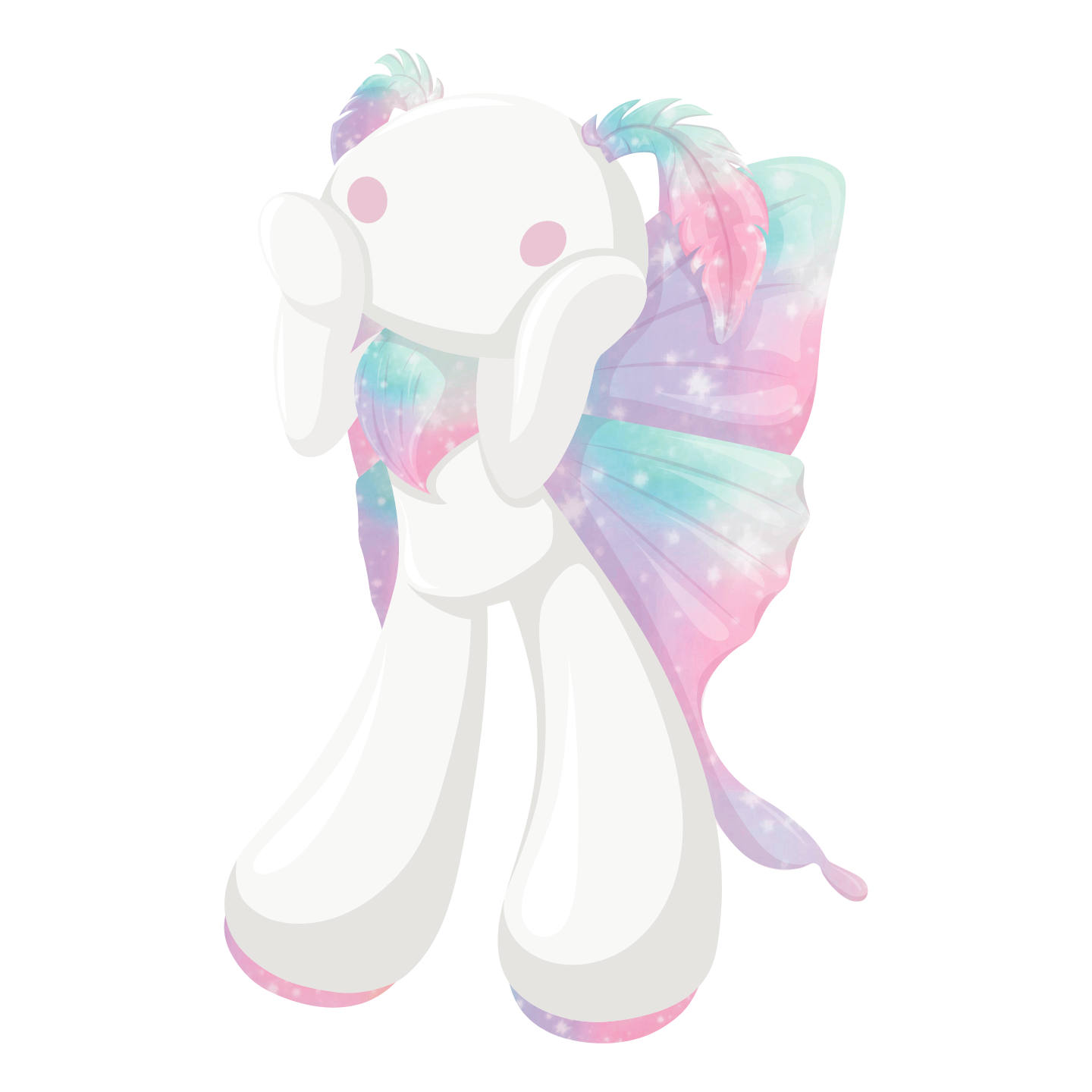 Lunar Moth Floppy Sticker