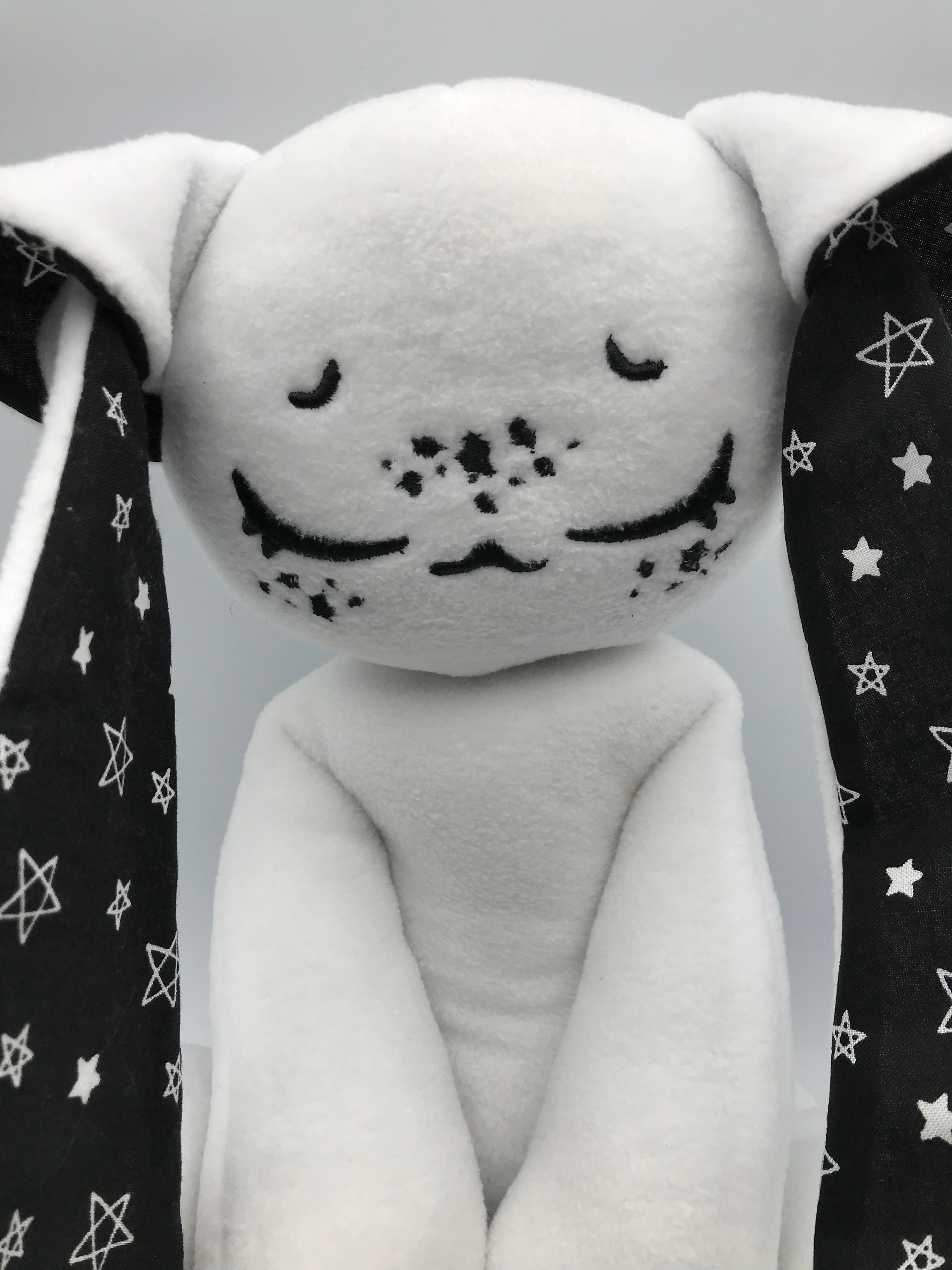 White Cabbit Black and White Stars