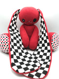 Red Harlequin Bunny