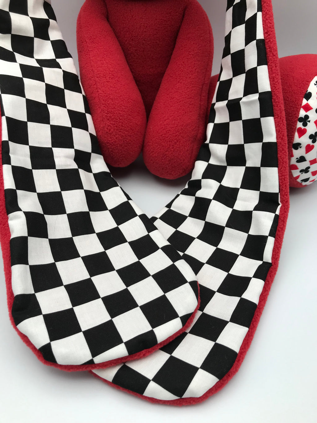 Red Harlequin Bunny