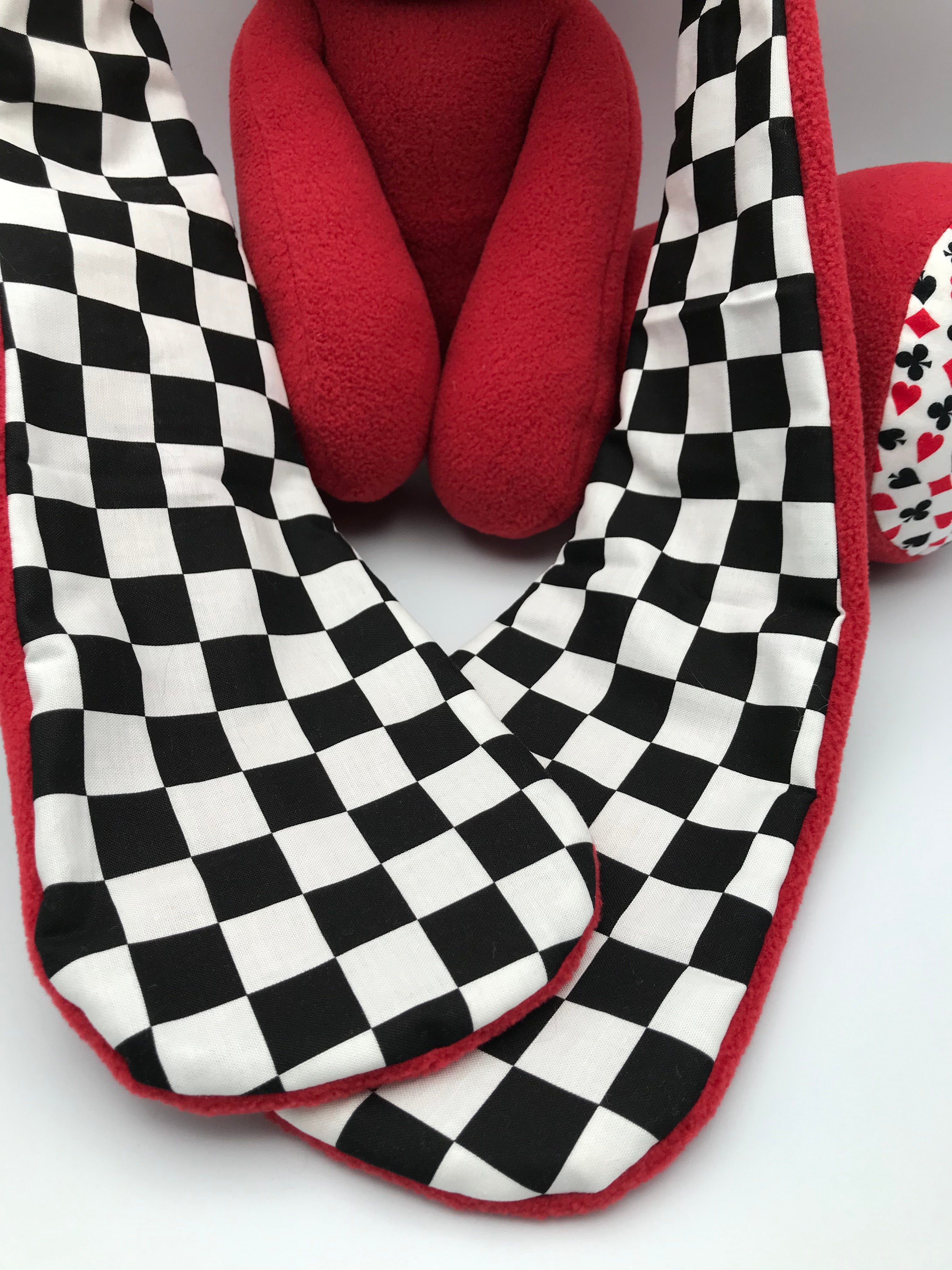 Red Harlequin Bunny