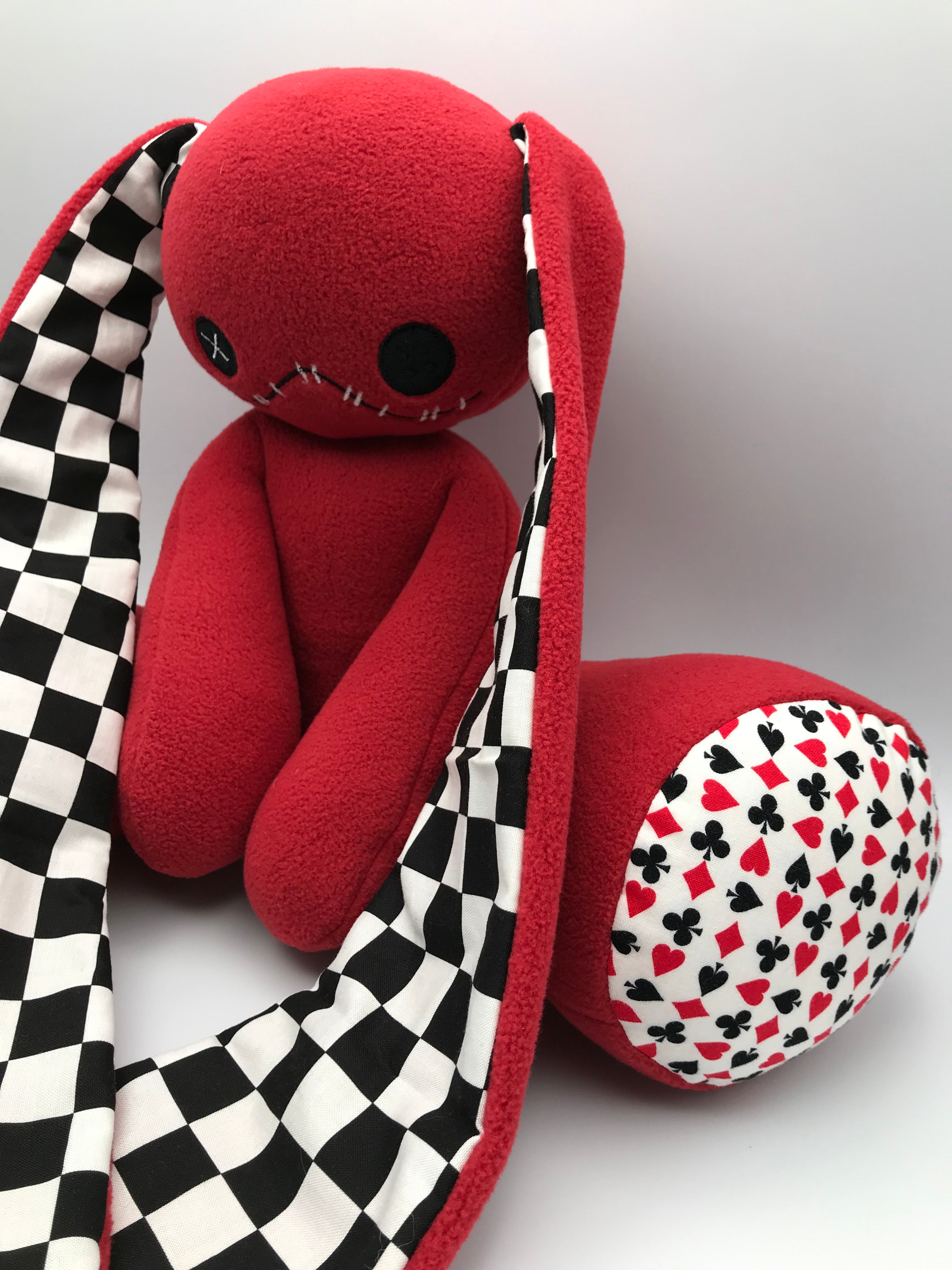Red Harlequin Bunny
