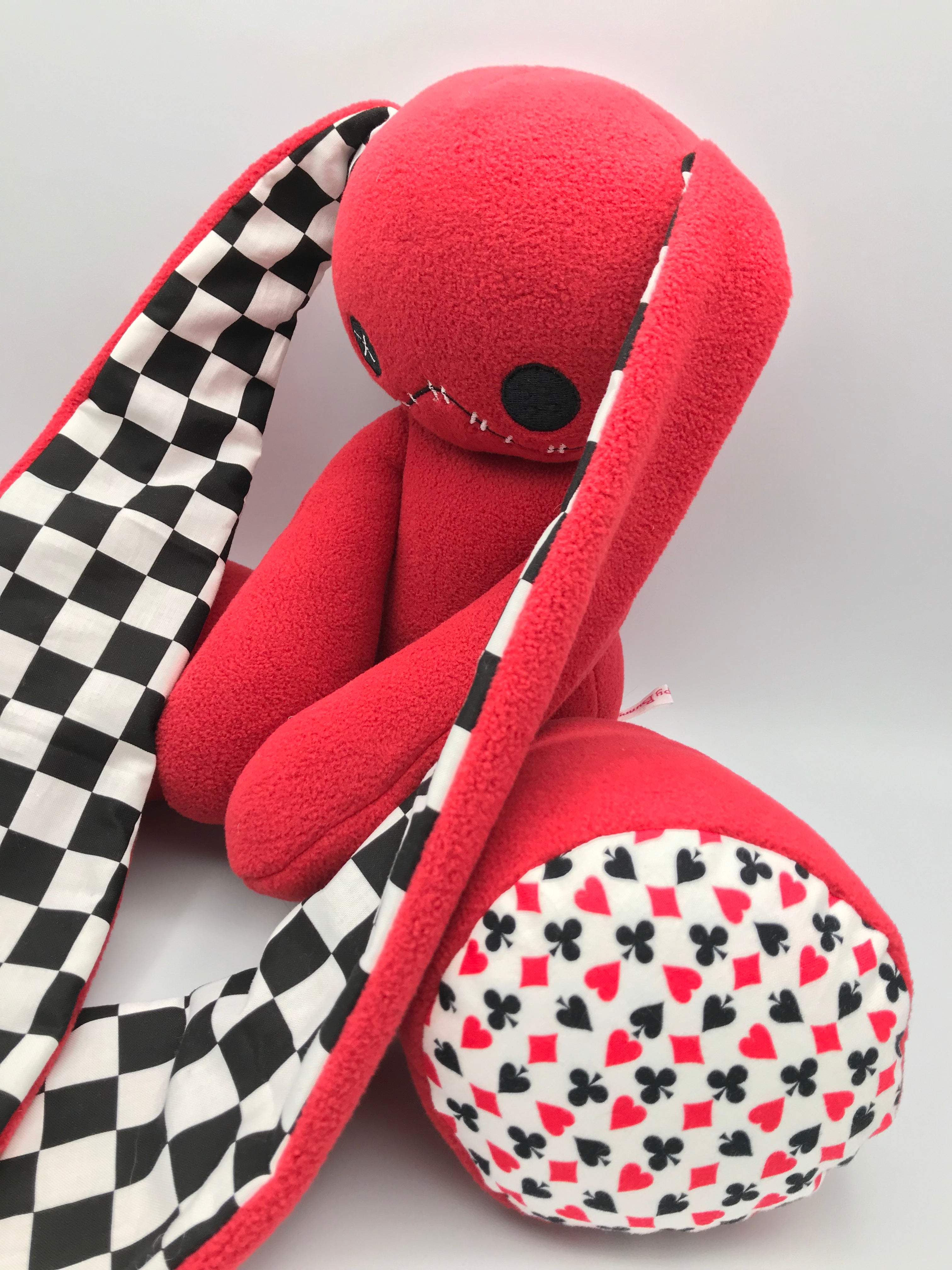 Red Harlequin Bunny