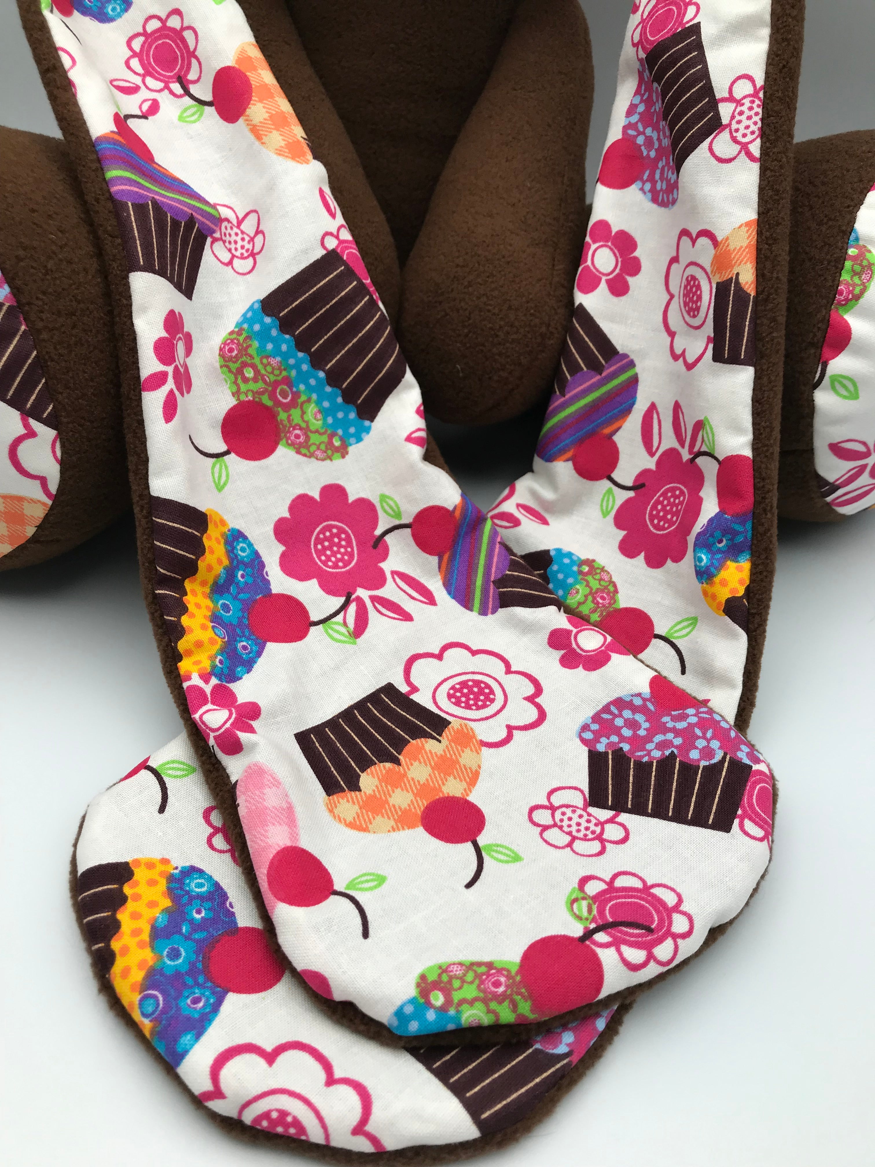 Chocolate brown cupcakes bunny