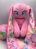 Pink Bunny, Butterflies