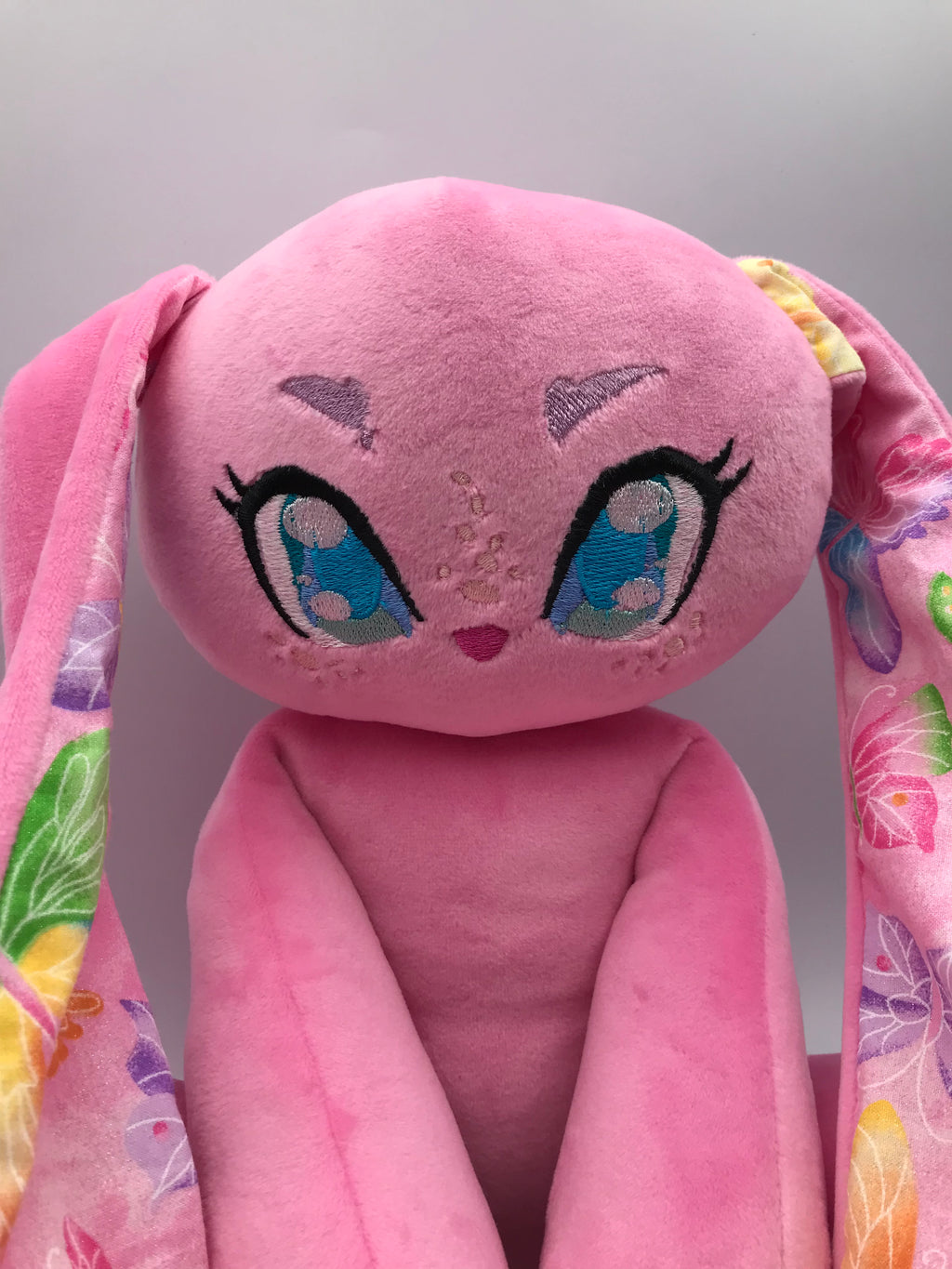 Pink Bunny, Butterflies