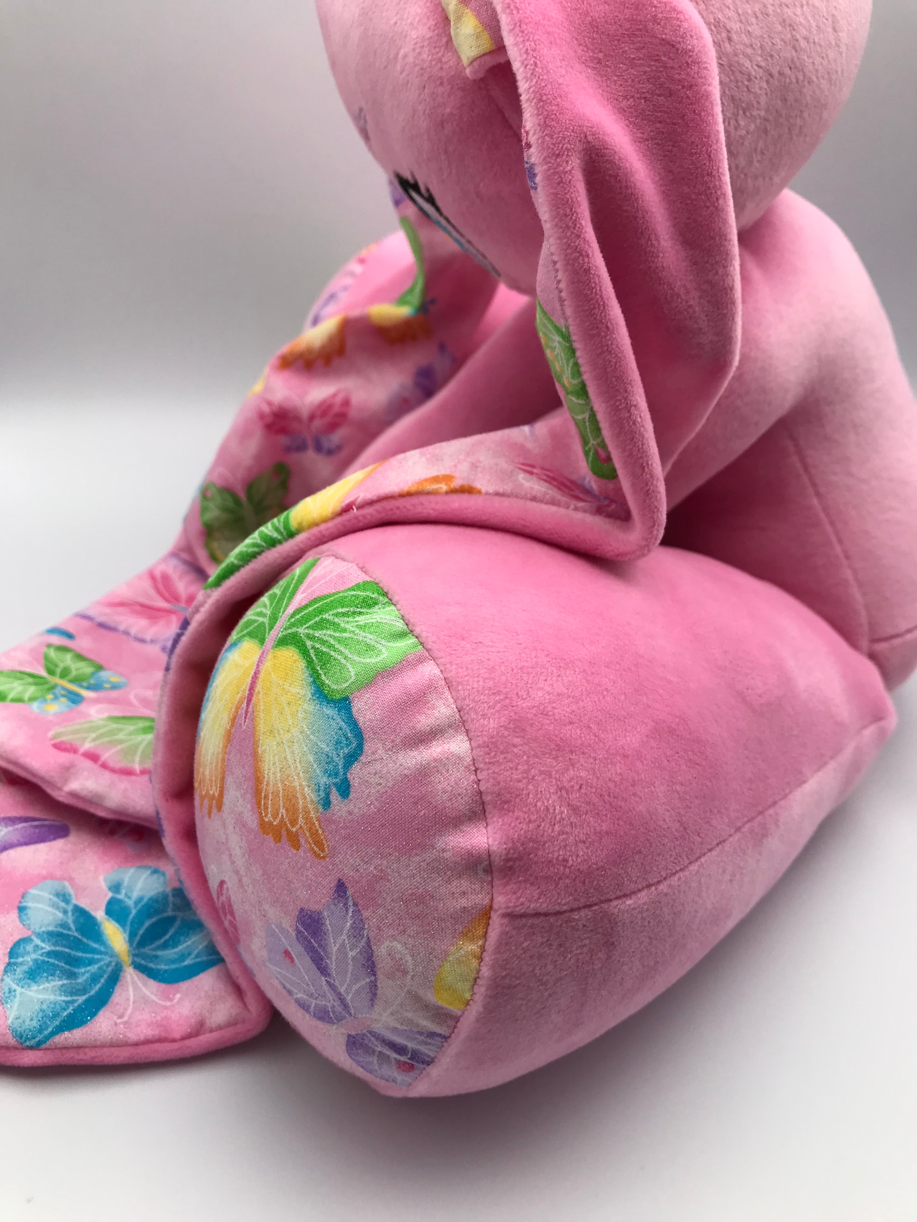 Pink Bunny, Butterflies