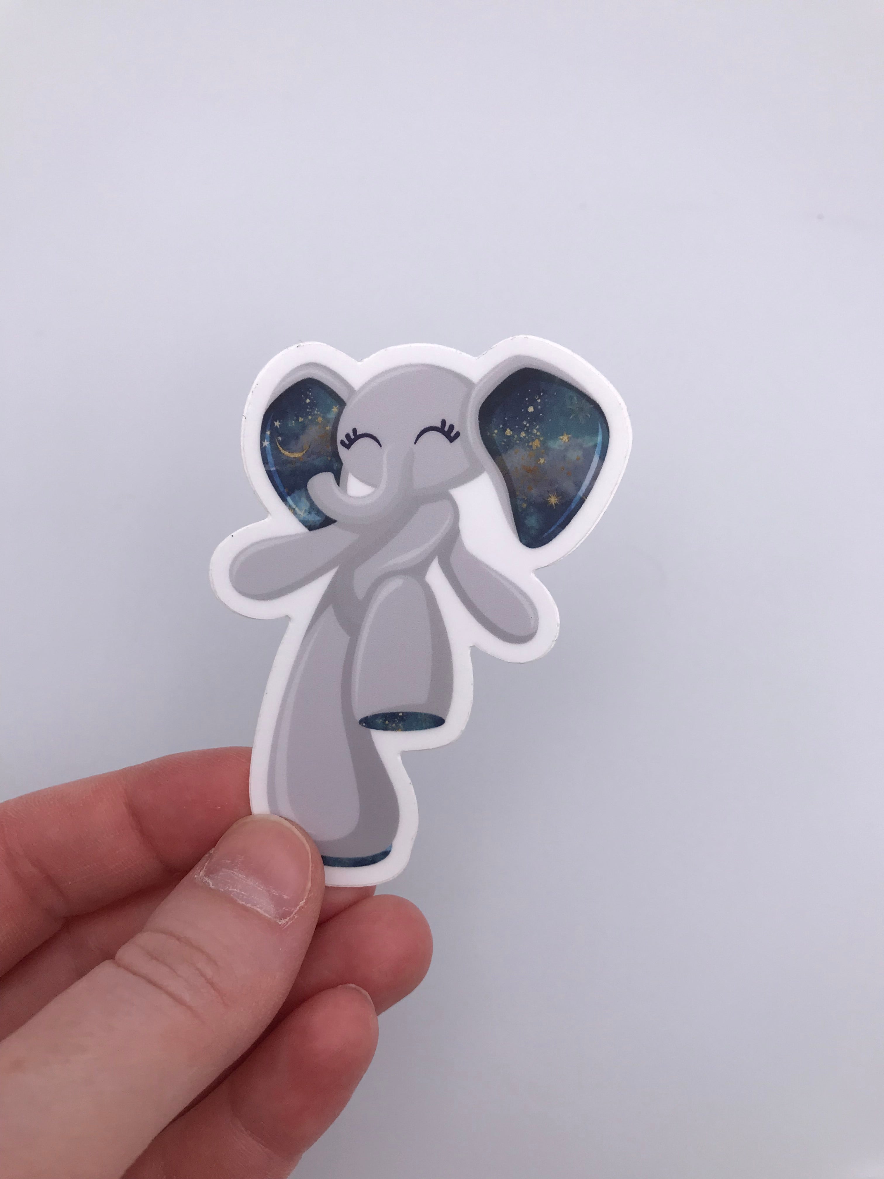 Elephant Floppy Sticker